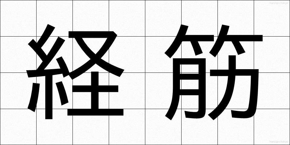 経筋 (けいきん)