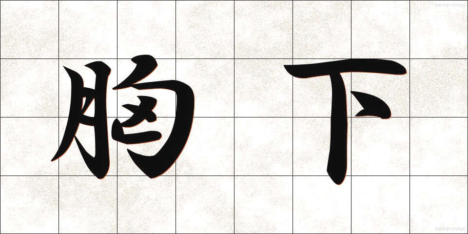 胸下 (きょうか)