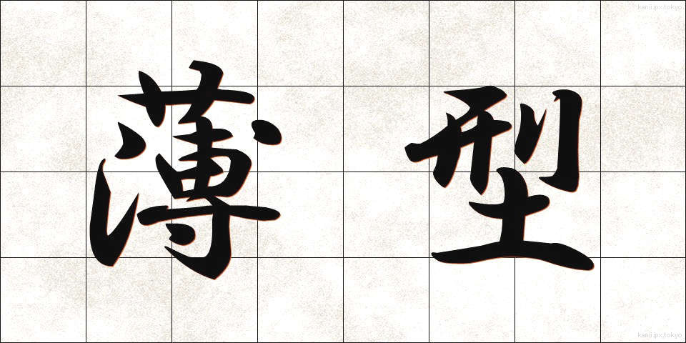 薄型 (うすがた)