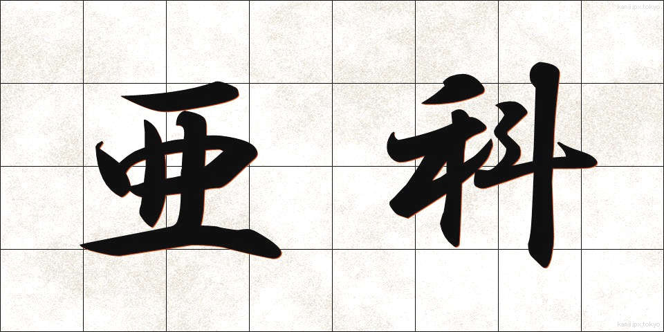 亜科 (あか)