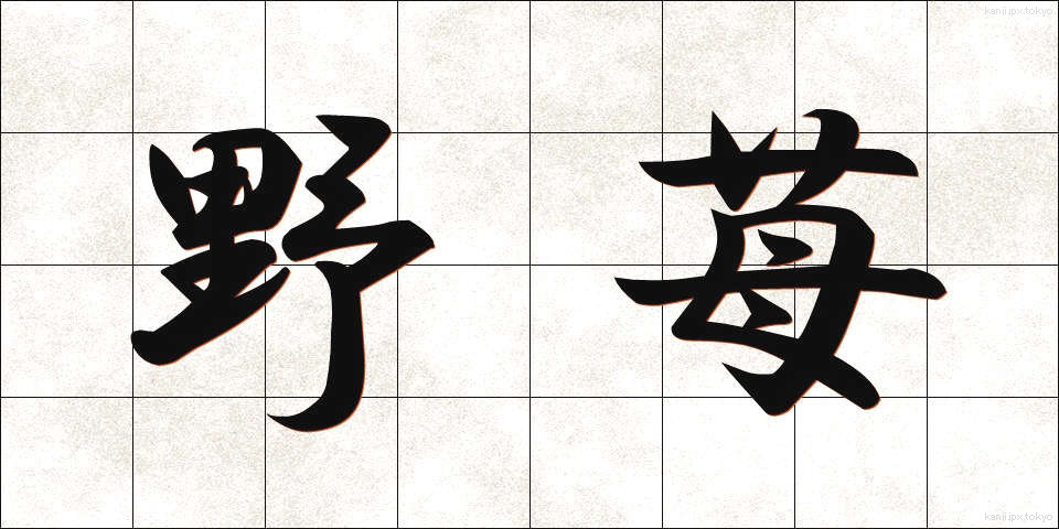 野苺 (のいちご)