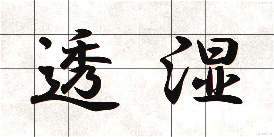 透湿 (とうしつ)