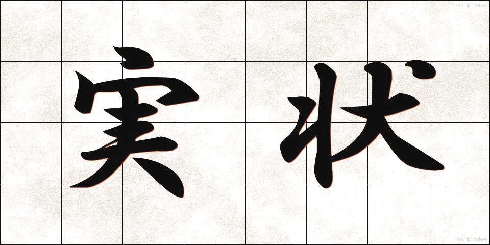 実状 (じつじょう)