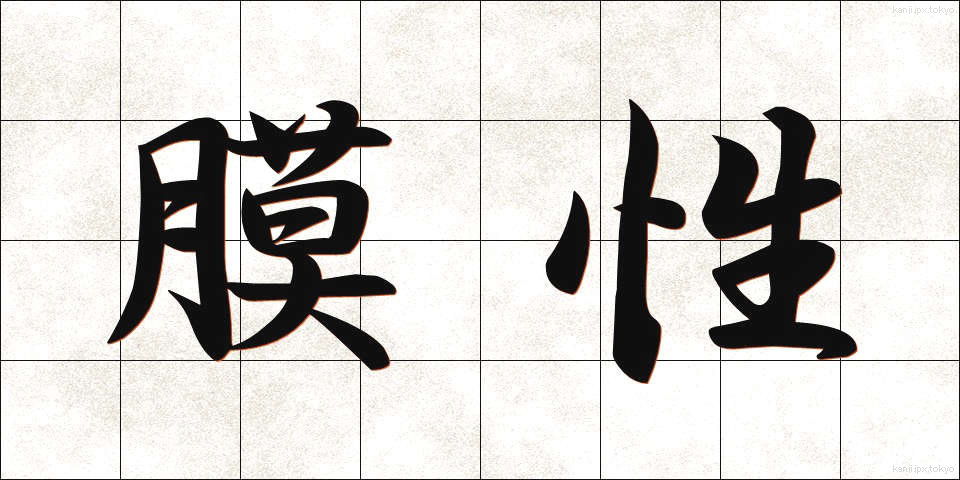 膜性 (まくせい)