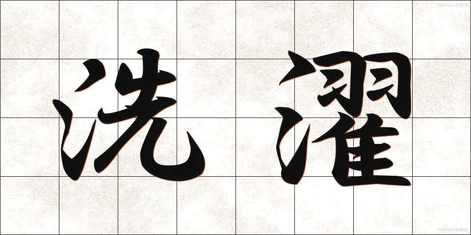 洗濯 (せんたく)