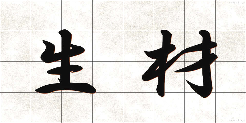 生材 (なまざい)