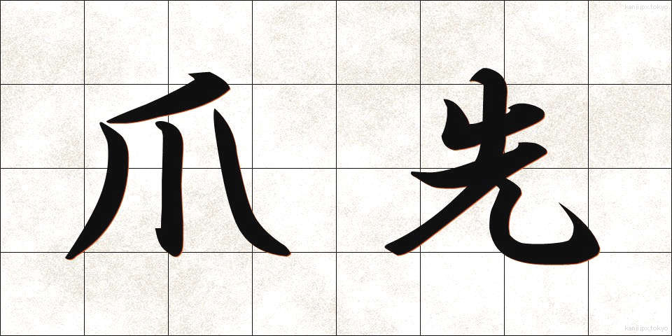 爪先 (つまさき)