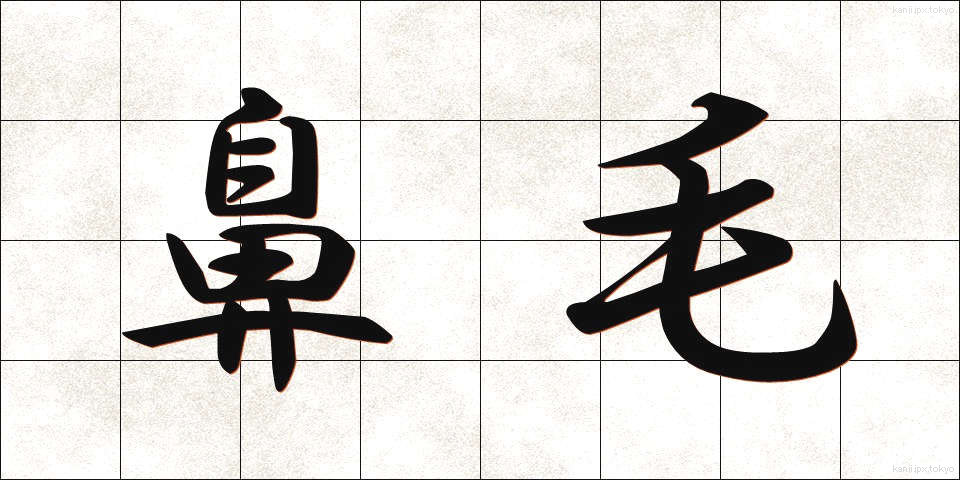 鼻毛 (びもう)
