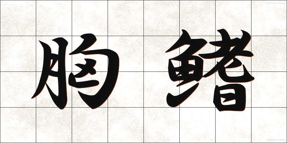 胸鰭 (きょうき)