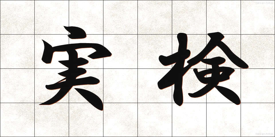 実検 (じっけん)