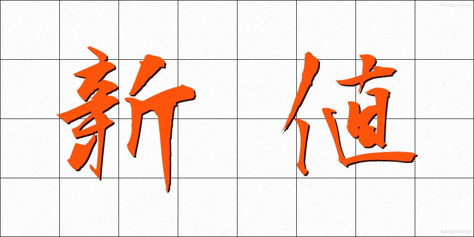 新値 (しんね)