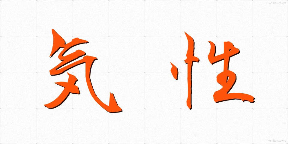 気性 (きしょう)
