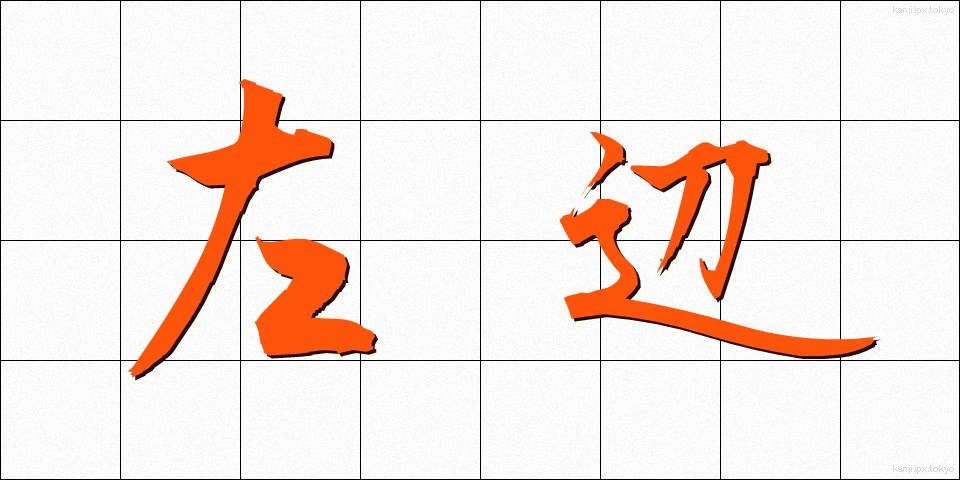 左辺 (さへん)