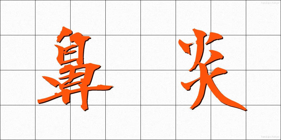 鼻炎 (びえん)