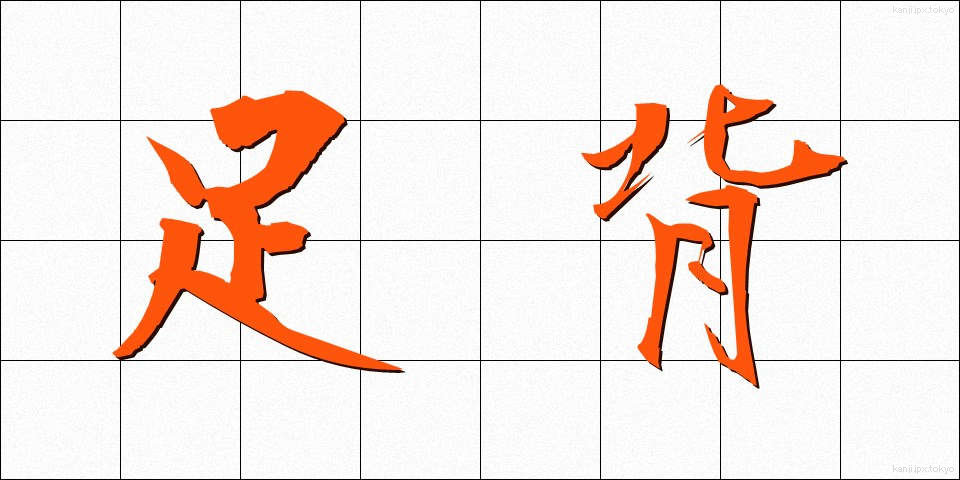 足背 (そくはい)