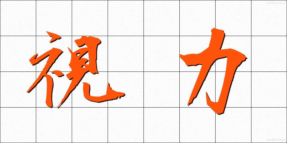 視力 (しりょく)
