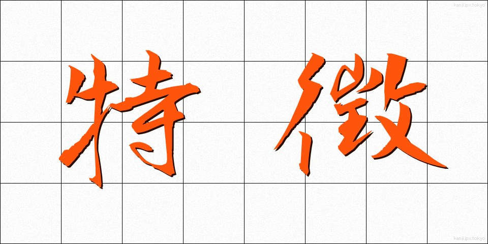 特徴 (とくちょう)