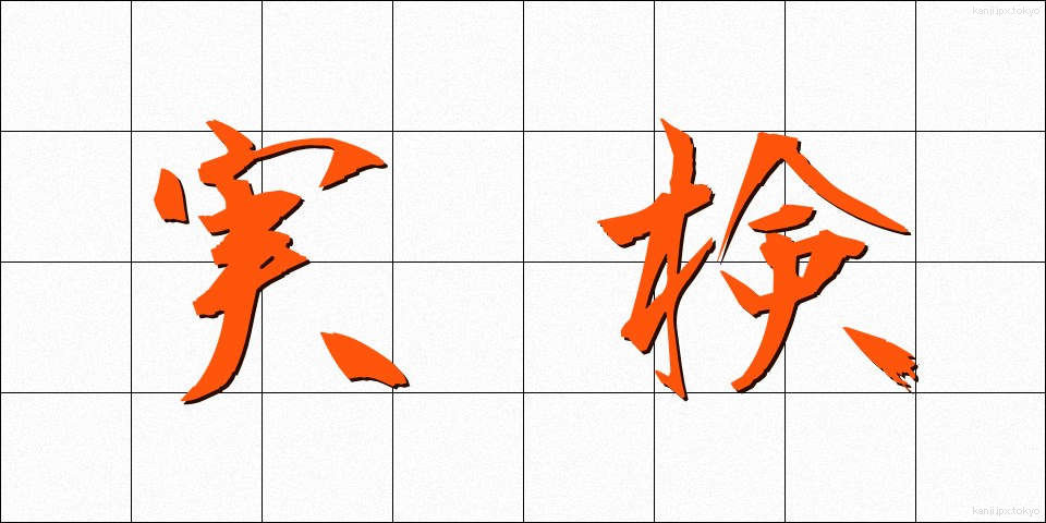 実検 (じっけん)