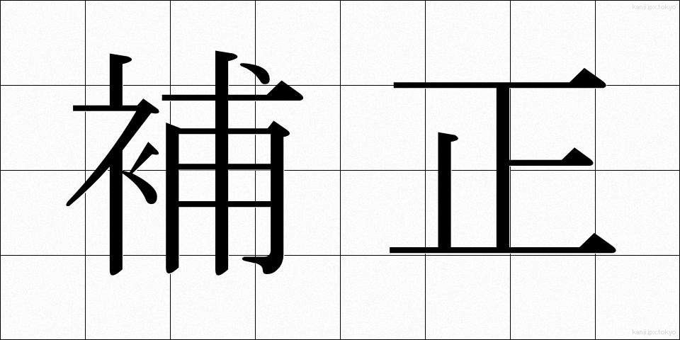 補正 (ほせい)