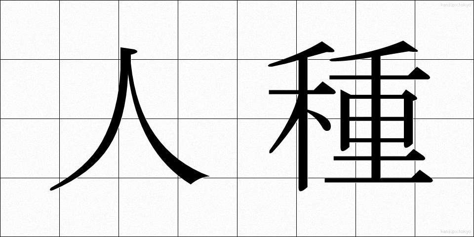 人種 (じんしゅ)