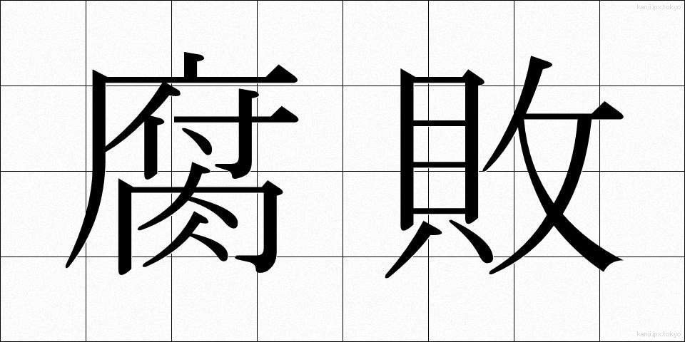 腐敗 (ふはい)