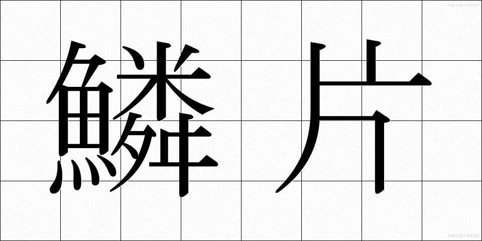 鱗片 (りんぺん)