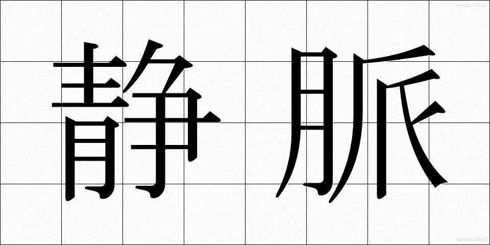 静脈 (じょうみゃく)