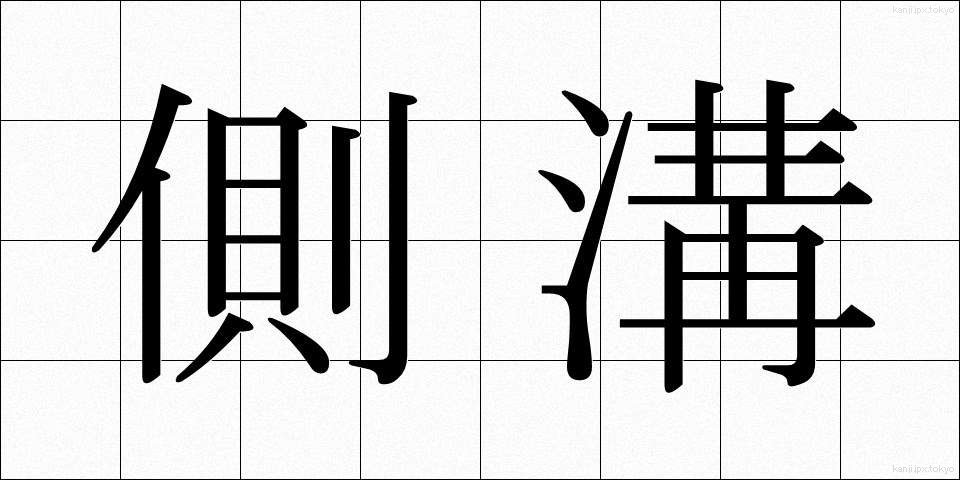側溝 (そっこう)