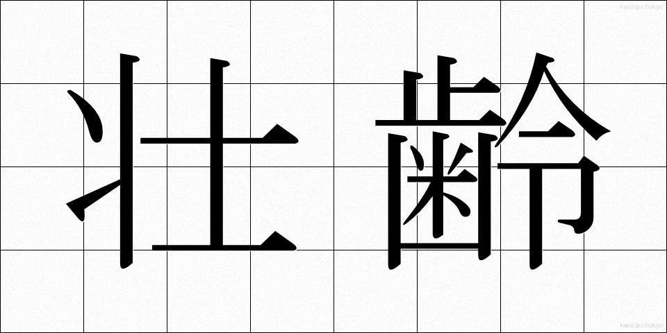 壮齢 (そうれい)