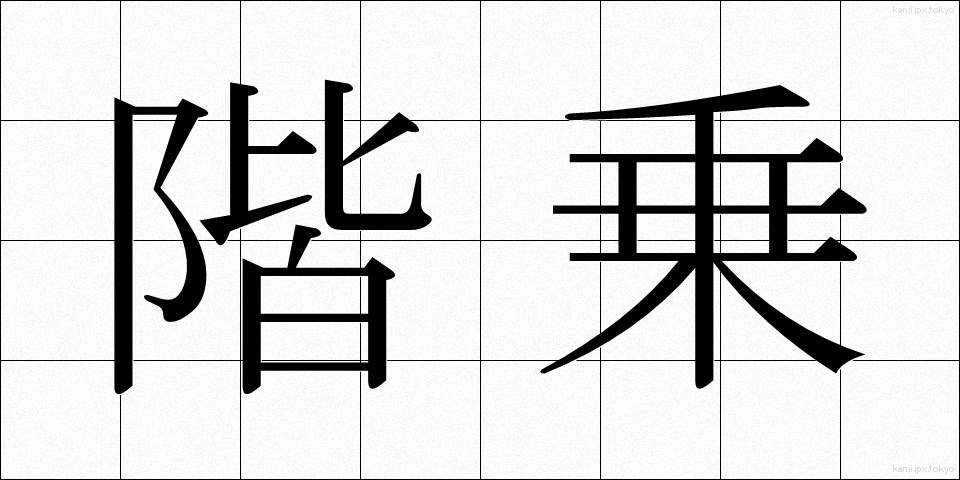 階乗 (かいじょう)