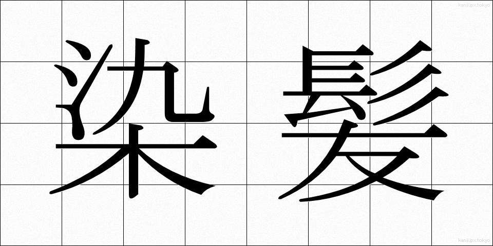 染髪 (せんぱつ)