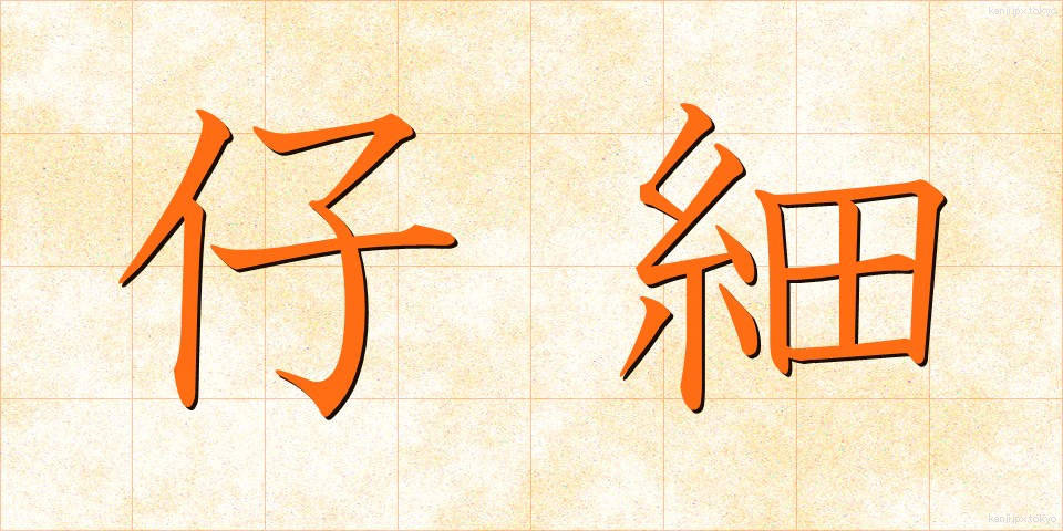 仔細 (しさい)
