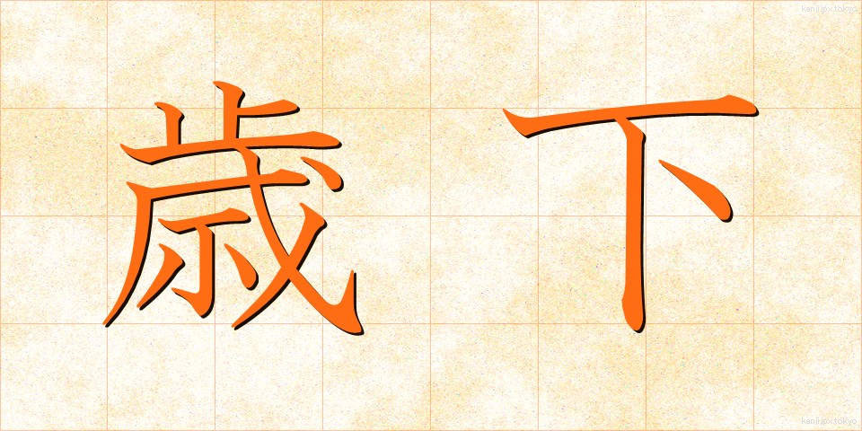 歳下 (としした)
