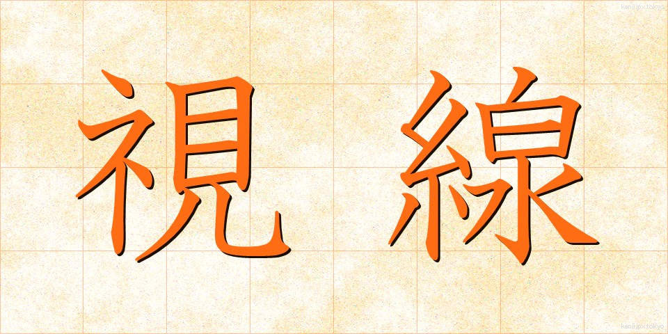 視線 (しせん)