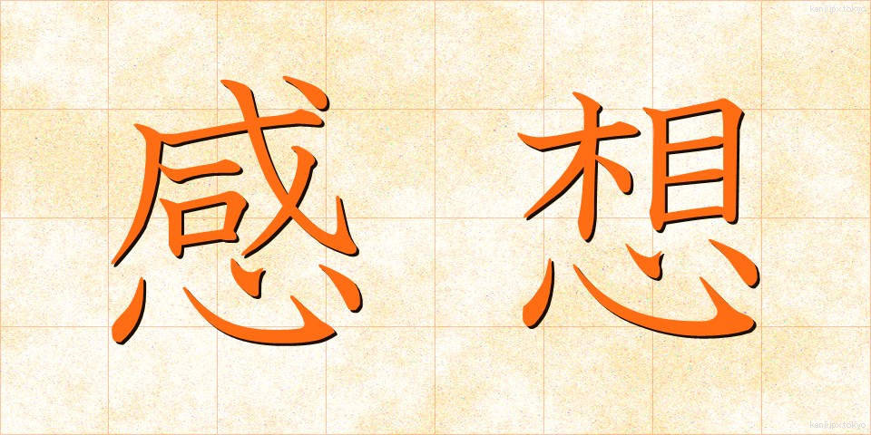 感想 (かんそう)