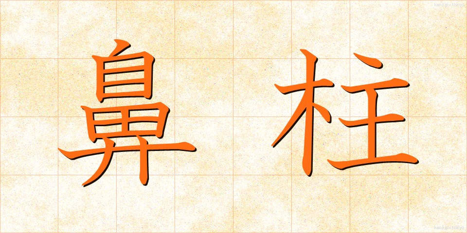 鼻柱 (びちゅう)