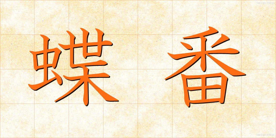 蝶番 (ちょうつがい)