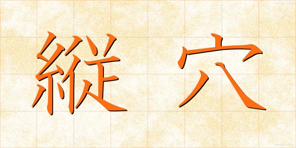 縦穴 (たてあな)
