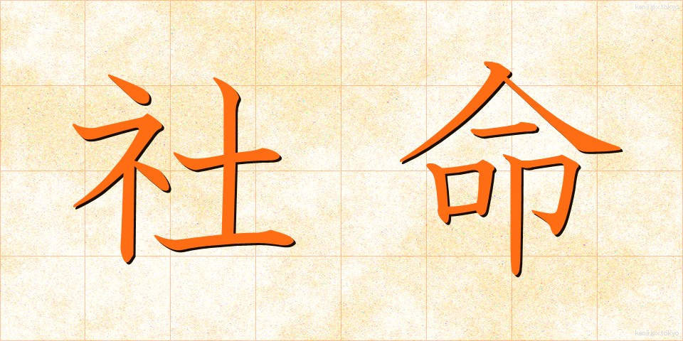 社命 (しゃめい)