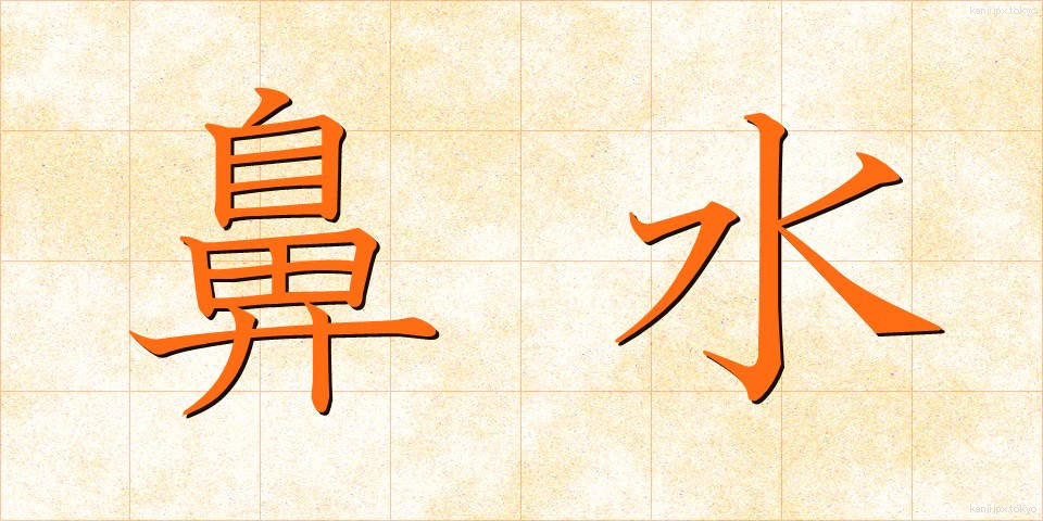 鼻水 (はなみず)