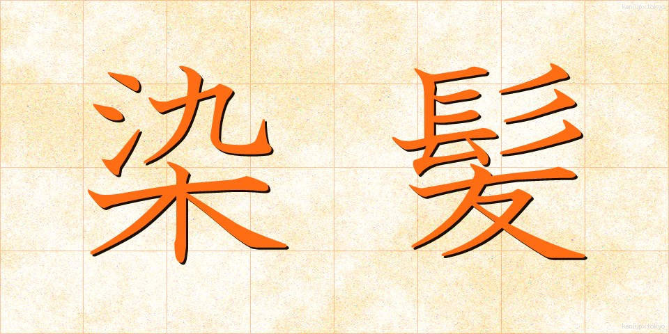 染髪 (せんぱつ)