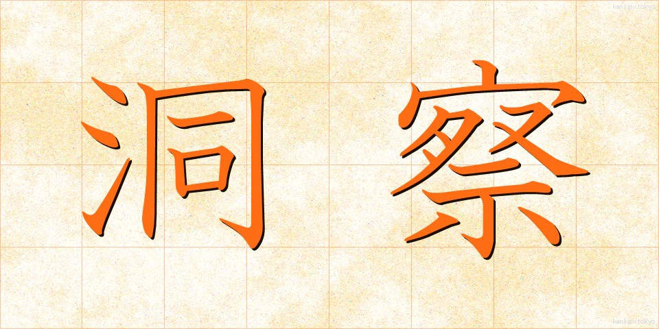 洞察 (どうさつ)