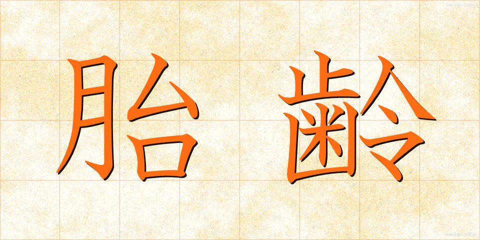 胎齢 (たいれい)