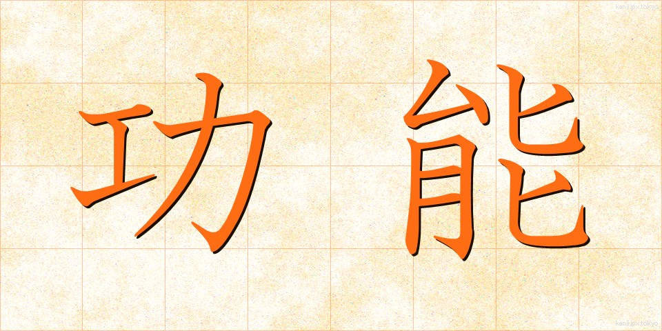 功能 (こうのう)