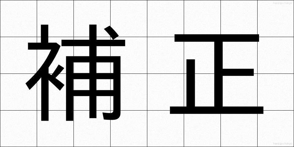 補正 (ほせい)
