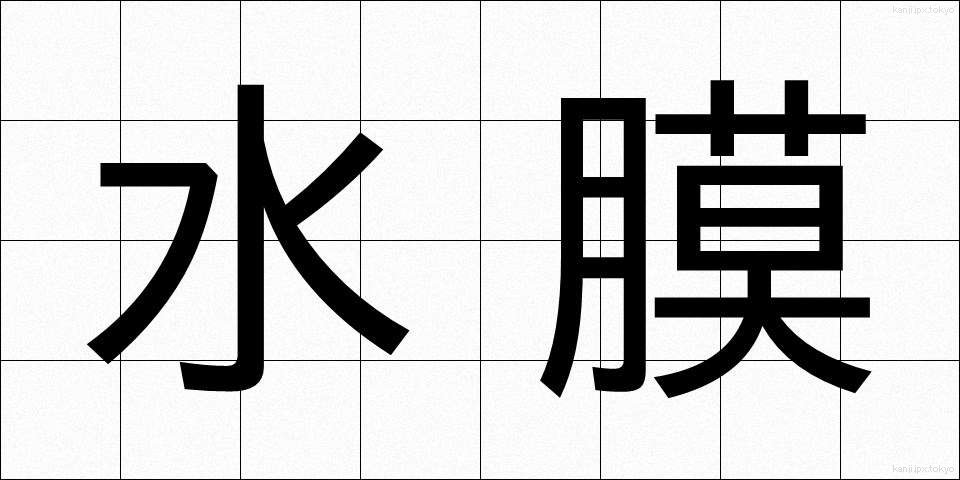 水膜 (すいまく)