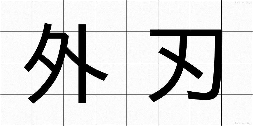 外刃 (がいば)