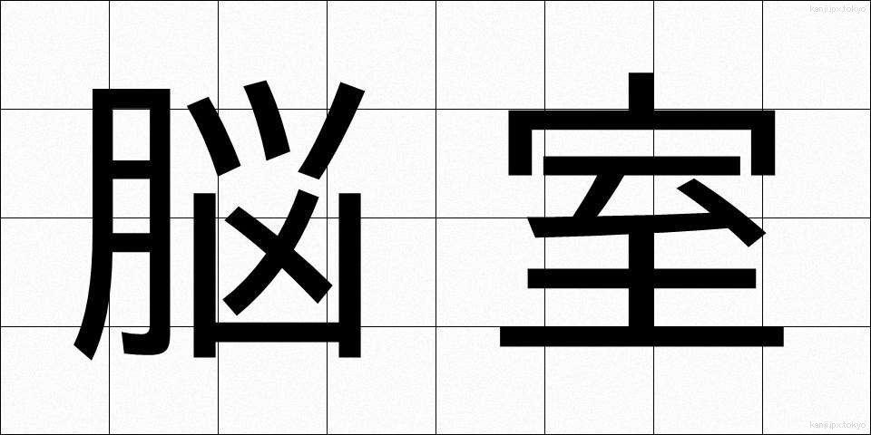 脳室 (のうしつ)
