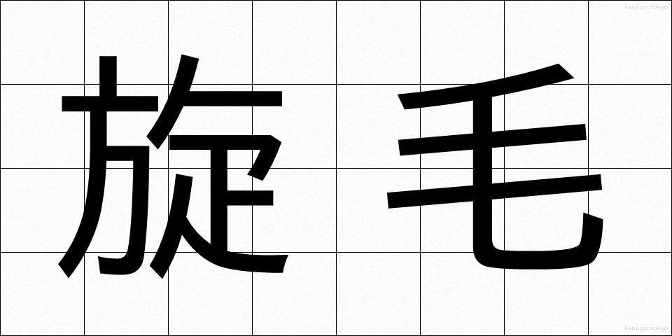 旋毛 (つむじ)