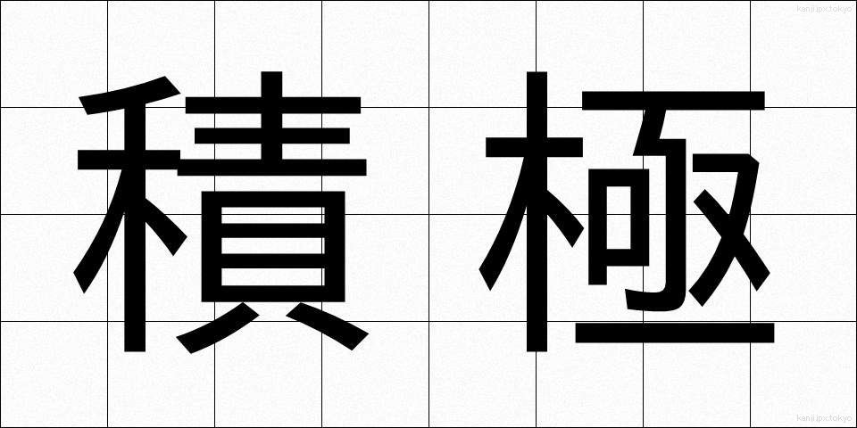 積極 (せっきょく)